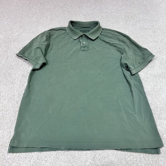 J. Crew Polo Men’s Green Short Sleeve Size XL - Picture 1 of 11